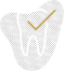 Animated tooth with checkmark