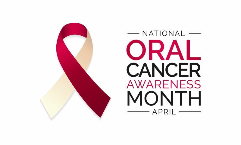 banner for national oral cancer awareness month